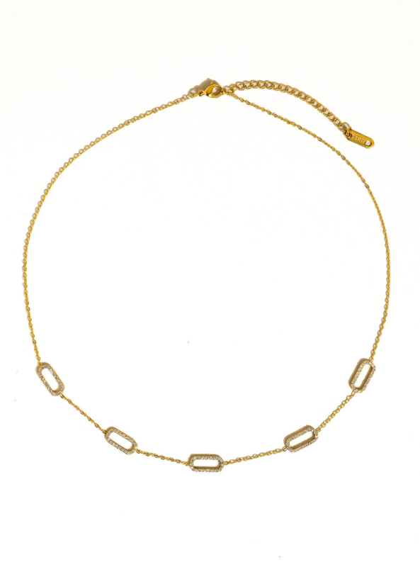 Burnisse Dainty Chain Necklace