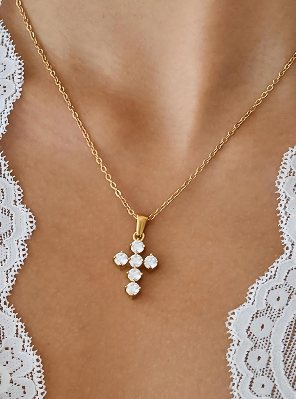 Raimon Dainty Cross Necklace