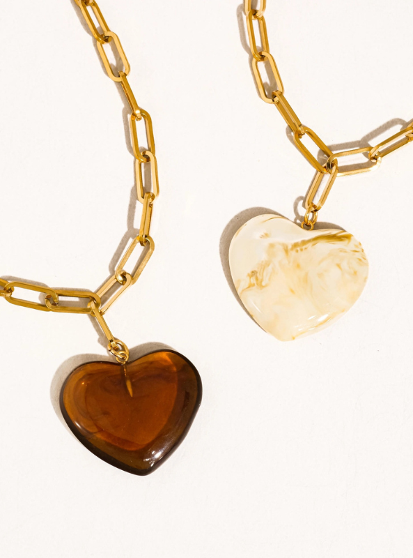 Rouelle Heart Chain Necklace