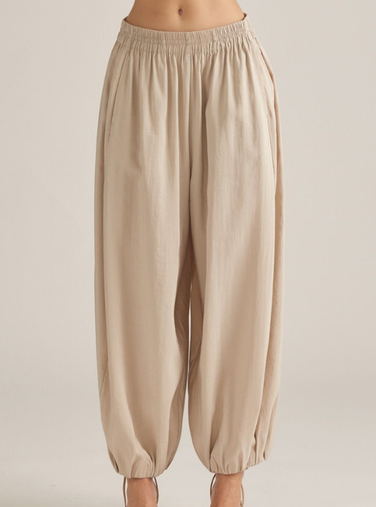 The Ellis Pant-Taupe