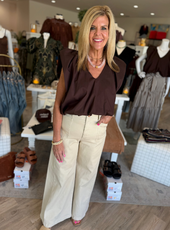 The Beckett Pant- Ecru