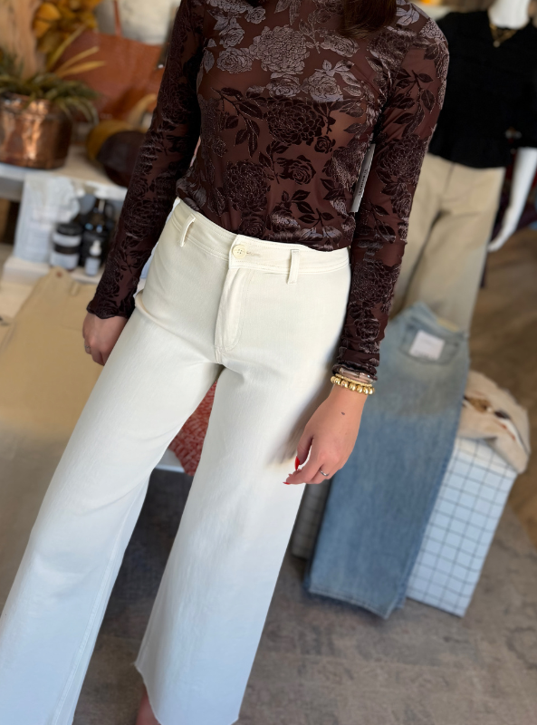 The Beckett Pant- Ecru