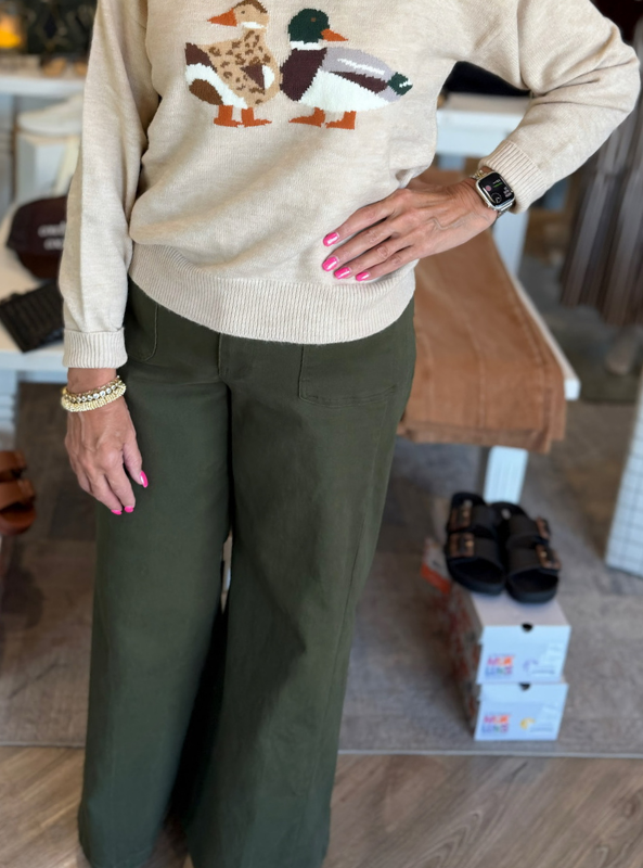 The Beckett Pant- Olive