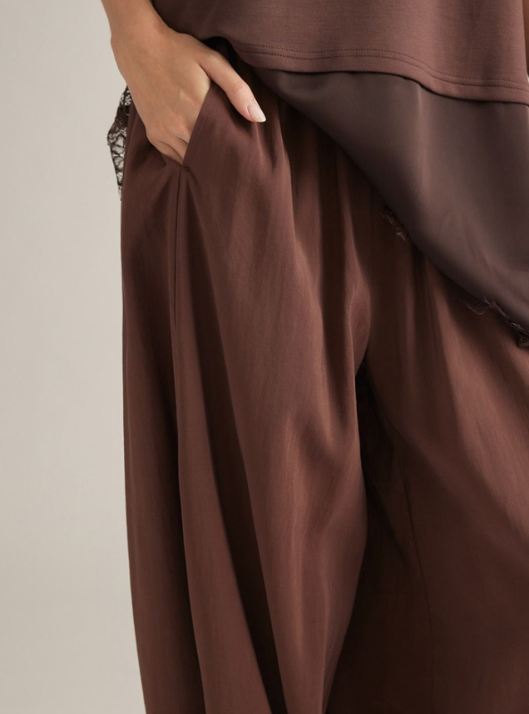 The Ellis Pant- Brown