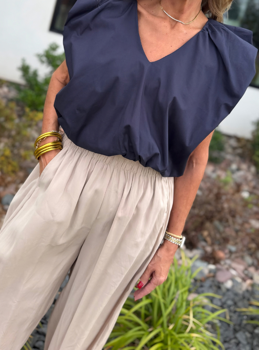 The Ellis Pant-Taupe