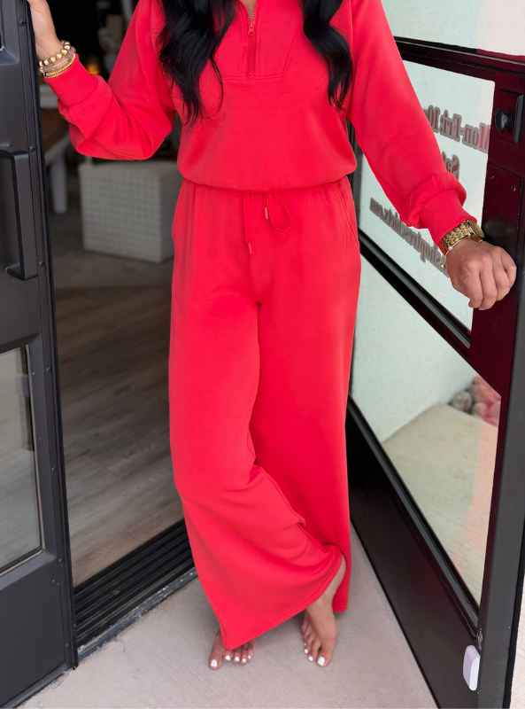 The Tate  Pant- Red