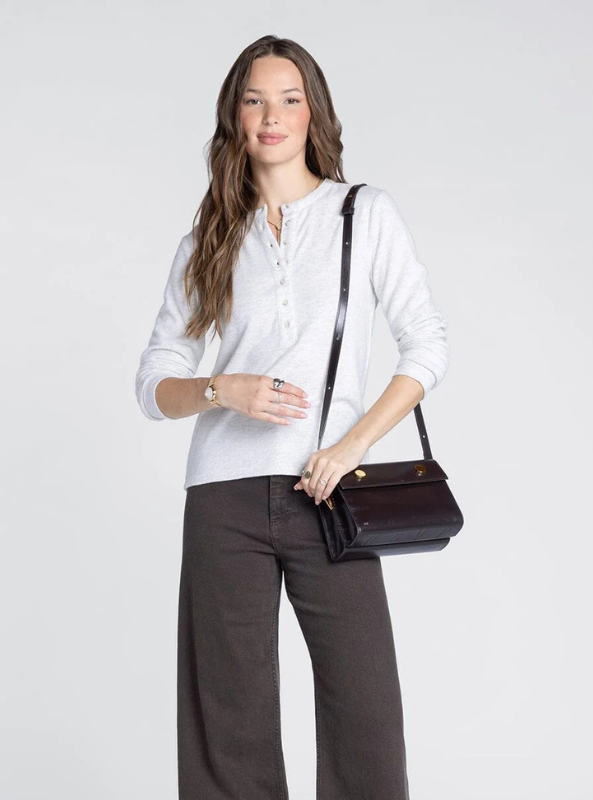 Taryn Top - Heather Grey