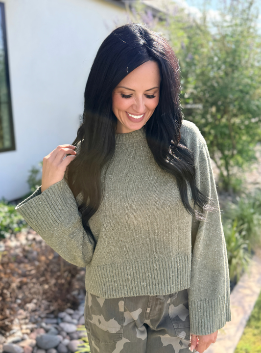 Autumn Olive Sweater