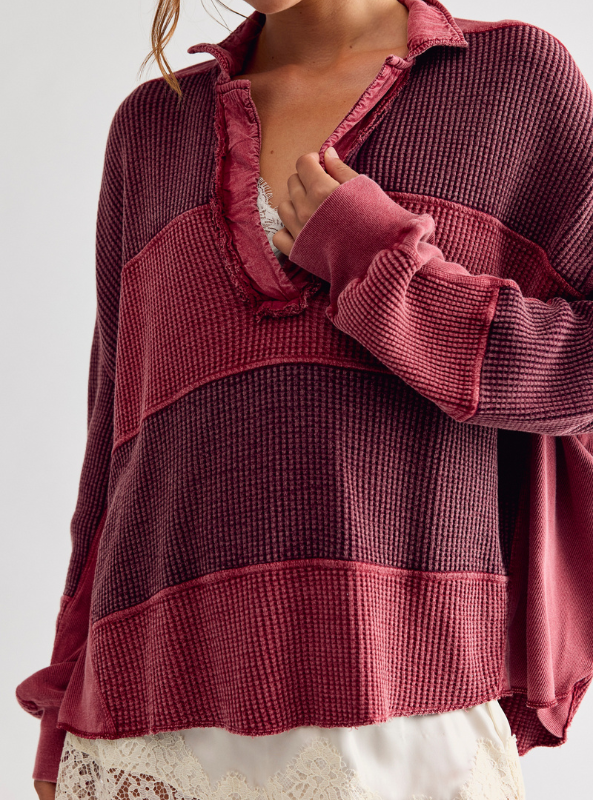 Free People | FP One Rainn Thermal- Pink Combo