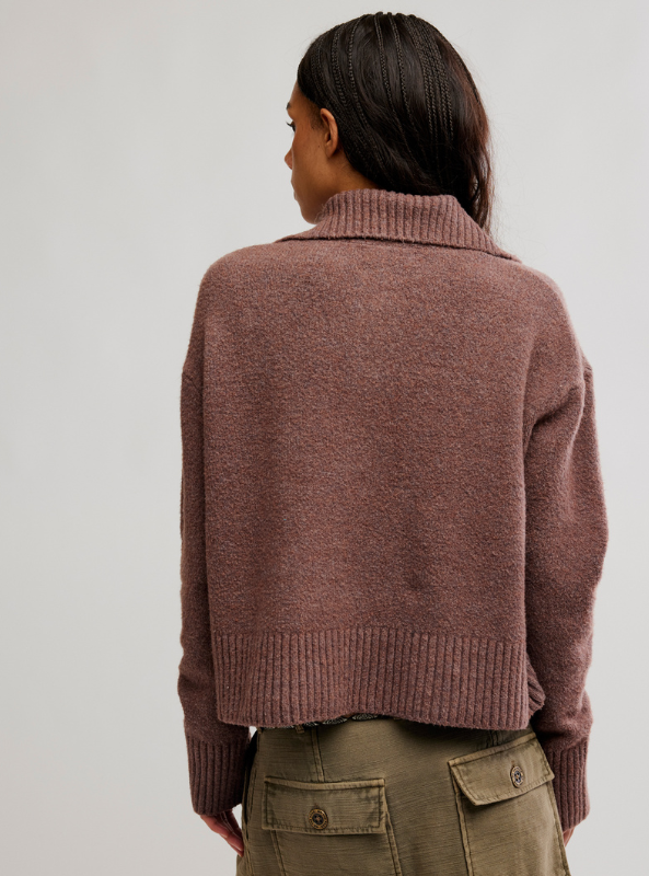 Free People | Trading Up Polo- Enchanted Oak Melange
