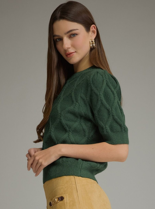The Baylor Sweater- Pine