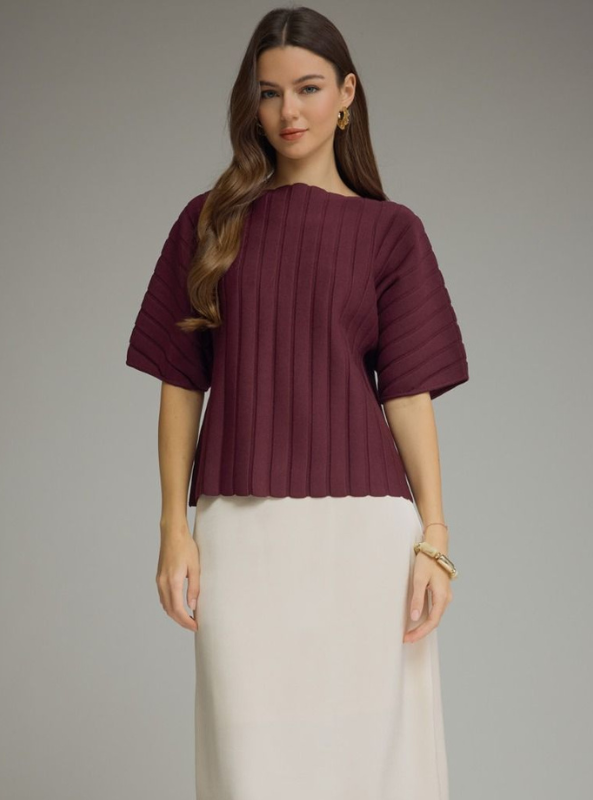 The Foster Top- Wine