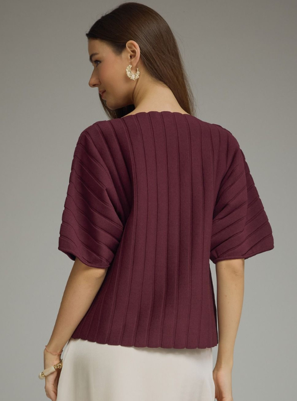 The Foster Top- Wine