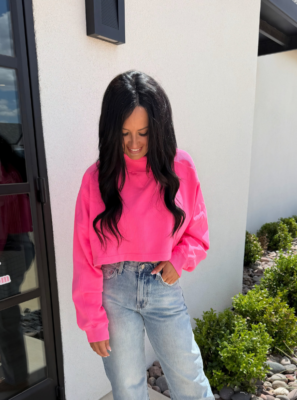 FP Movement | Pick Up Game Pullover- Hot Pink