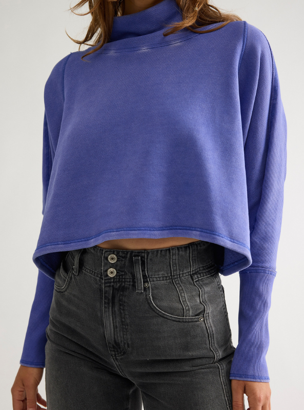 Free People | My Girl Pullover- Blue Beam