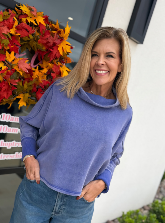 Free People | My Girl Pullover- Blue Beam