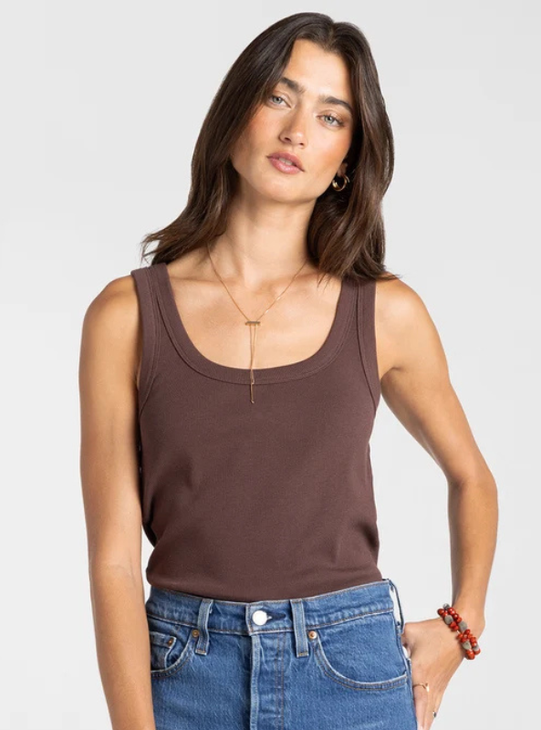 Clarkson Tank - Deep Mahogany