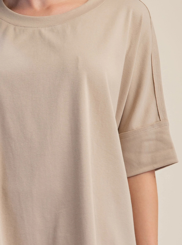 Taupe Oversized Pullover