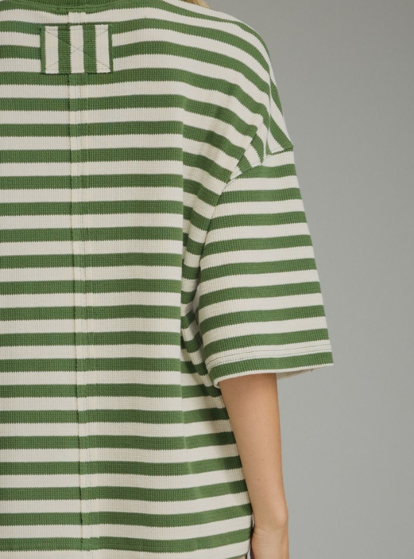 Olive Stripe Top