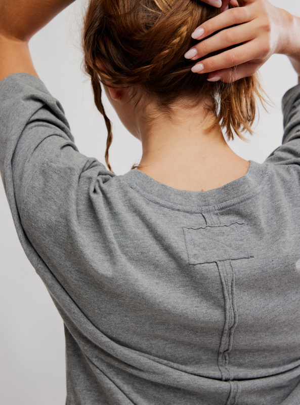 Free People | We The Free Perfect Oversized Tee- Heather Grey