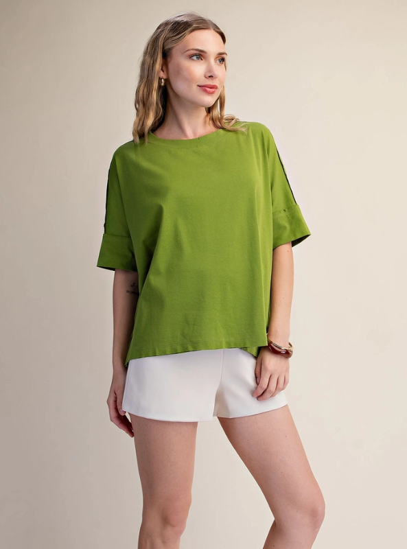 Green Oversized Pullover