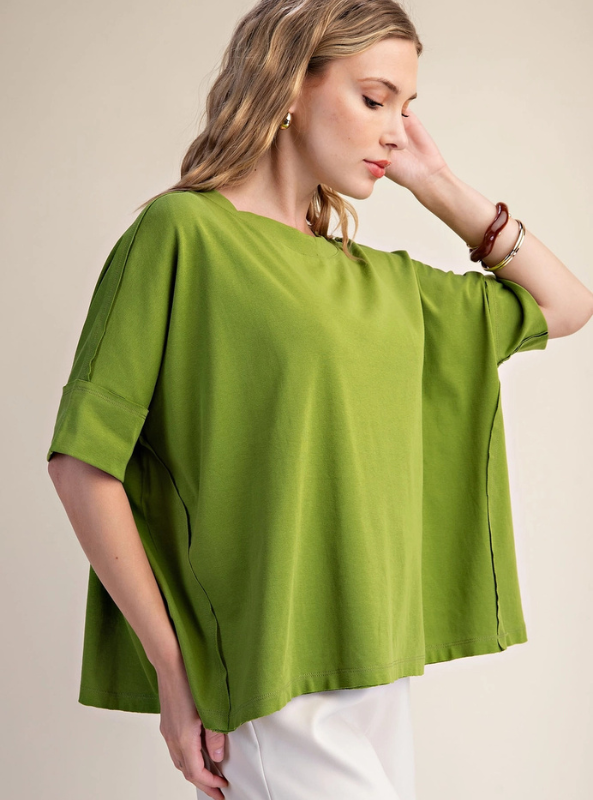 Green Oversized Pullover