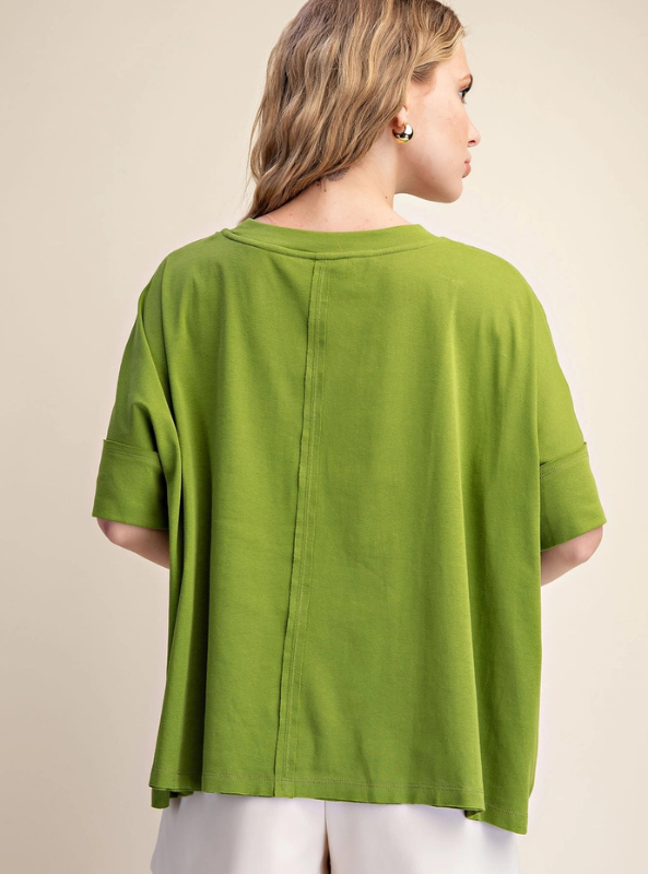 Green Oversized Pullover