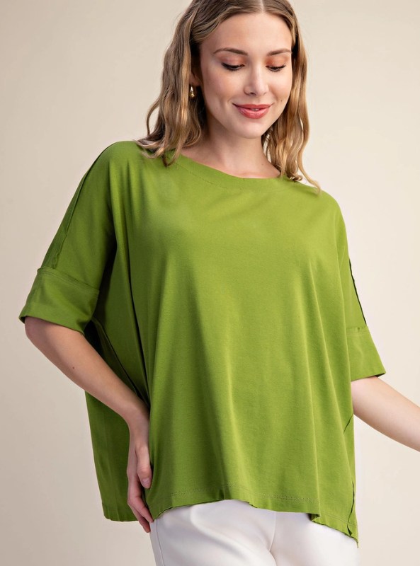 Green Oversized Pullover