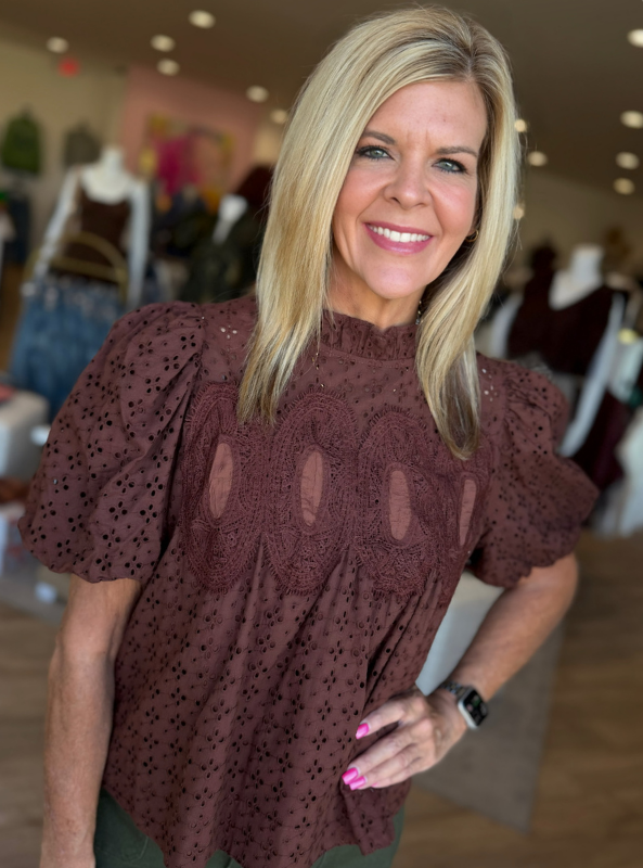 The Wren Top- Brown