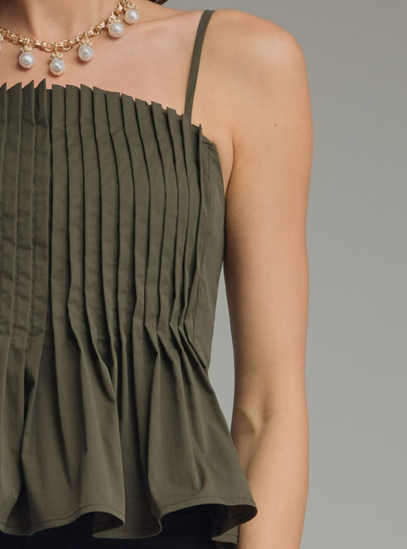 Masy Army Green Top
