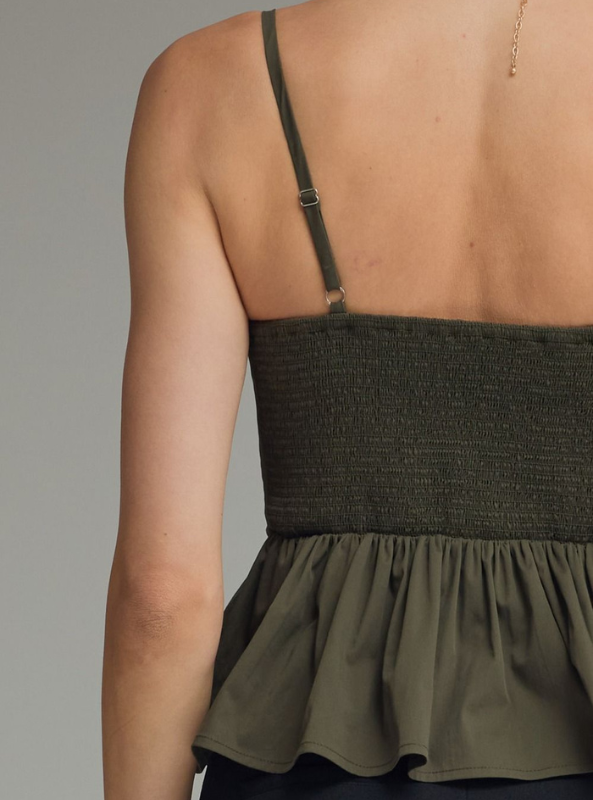 Masy Army Green Top