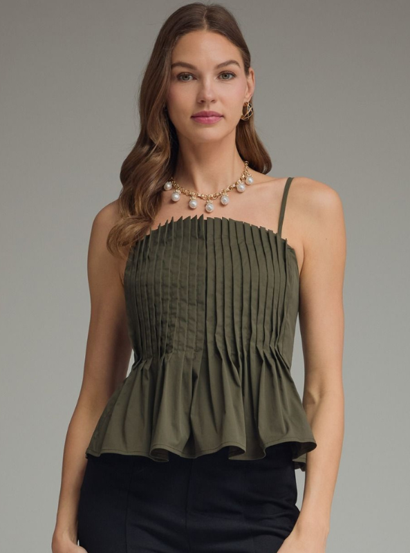 Masy Army Green Top