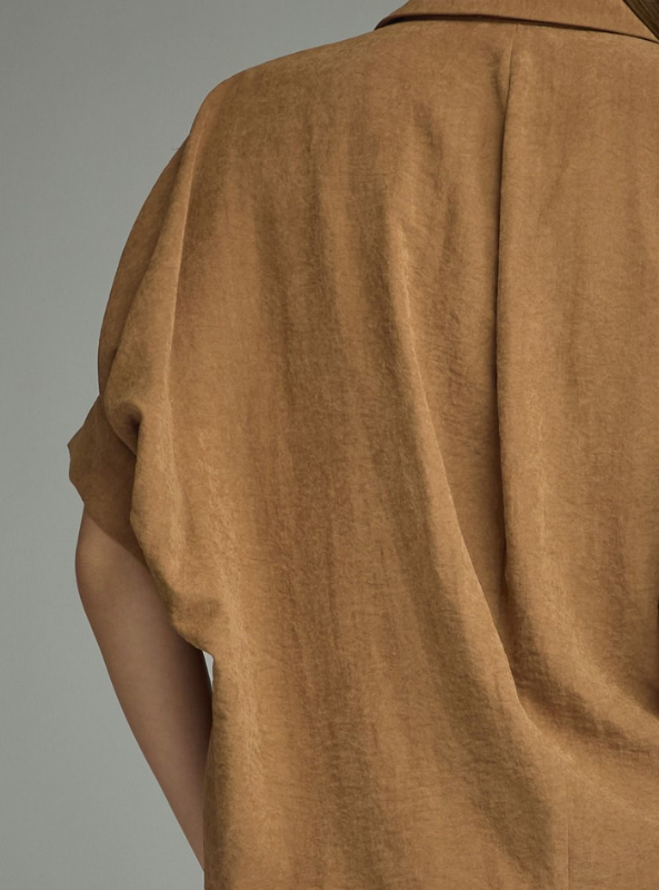 The Barrett Top- Camel