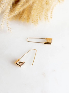 Sid Safety Pin Earrings