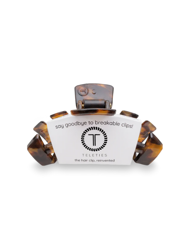 Classic Tortoise Medium Hair Clip - Tres Chic Boutique