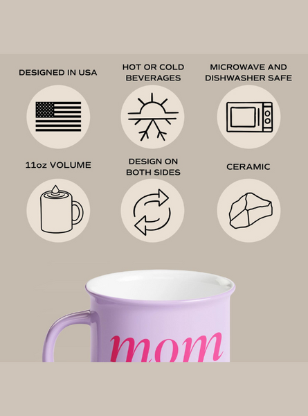Mom Life Campfire Coffee Mug