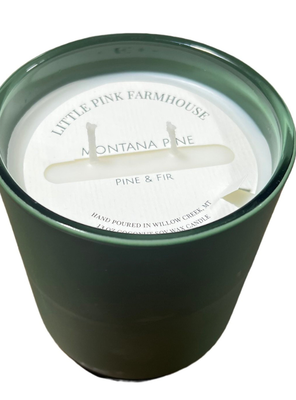 Montana Pine Candle - Green 2 Wick - Tres Chic Boutique