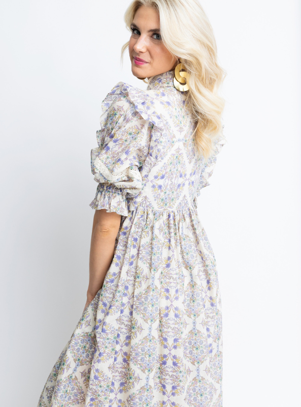 Boho Floral Maxi Dress - Tres Chic Boutique