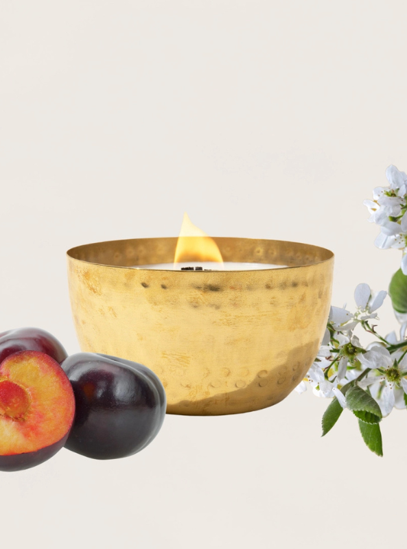 Woodland Plum & Amber Candle - Tres Chic Boutique