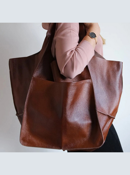 Brown Vintage Tote Bag