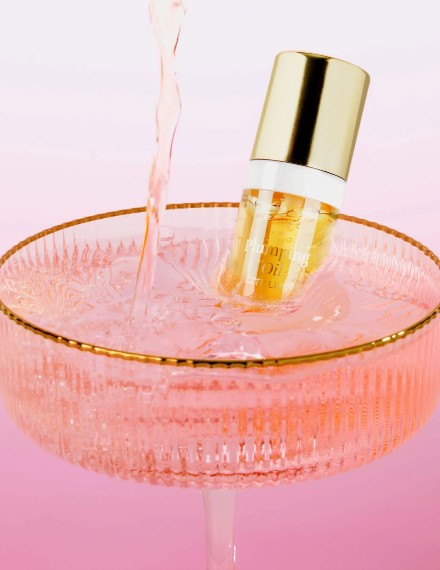 City Lips Plumping Oil- Pink Champagne
