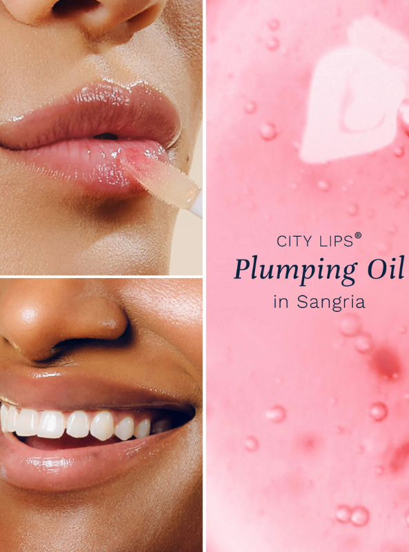 City Lips Plumping Oil- Sangria - Tres Chic Boutique