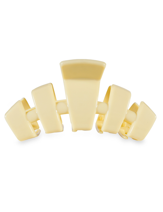 Classic Hair Clip - Butter Yellow - Large - Tres Chic Boutique