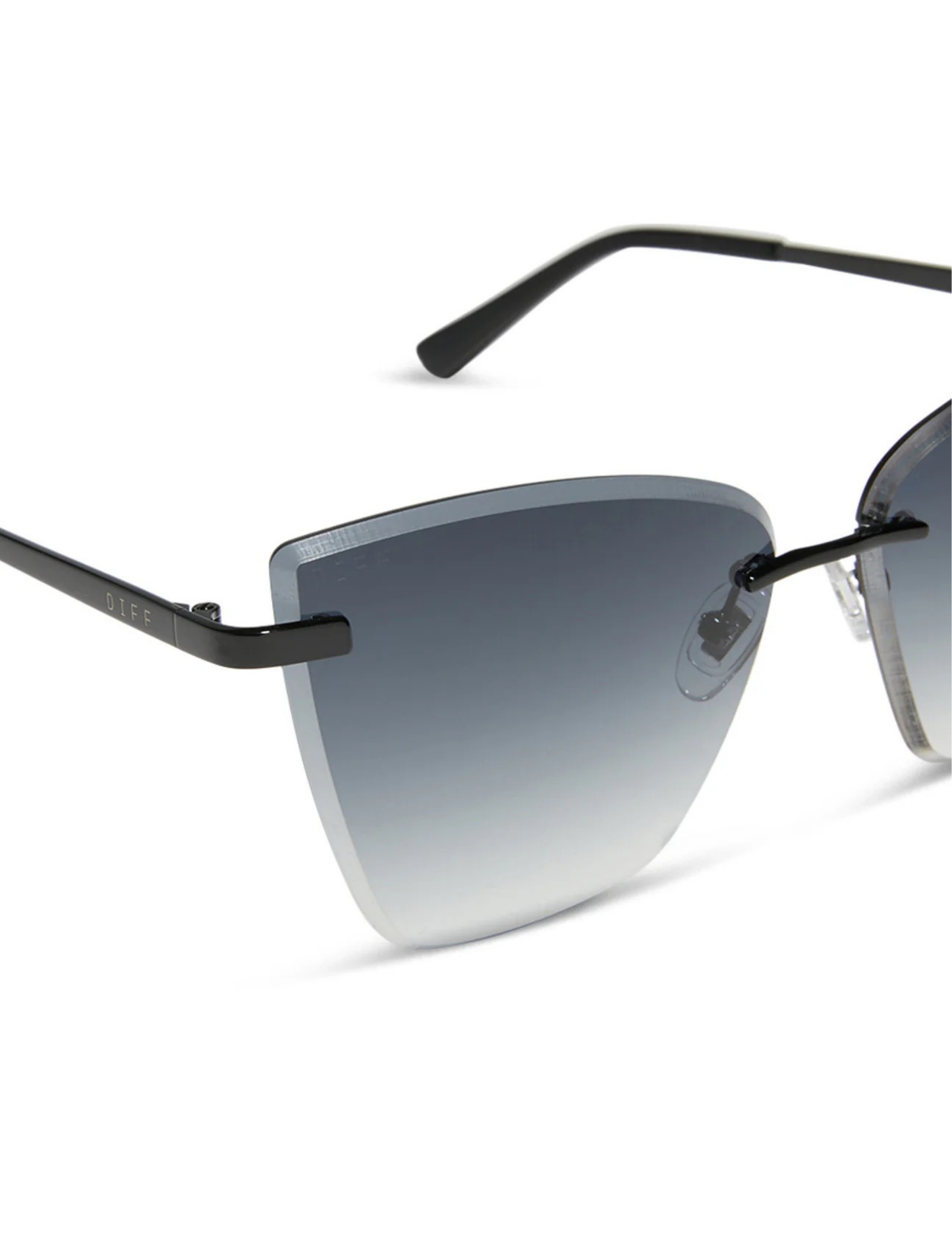 Becky V- Black Grey Gradient Sunglasses