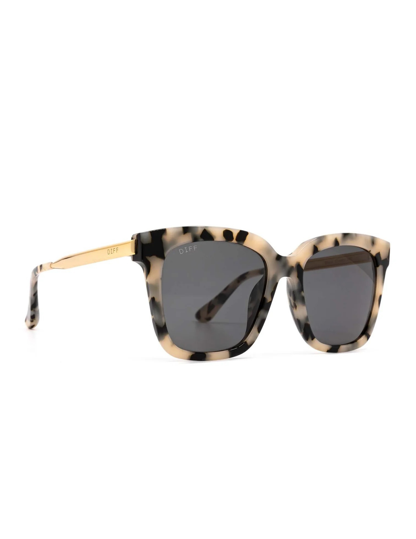 Bella- Cream Tortoise Grey Sunglasses