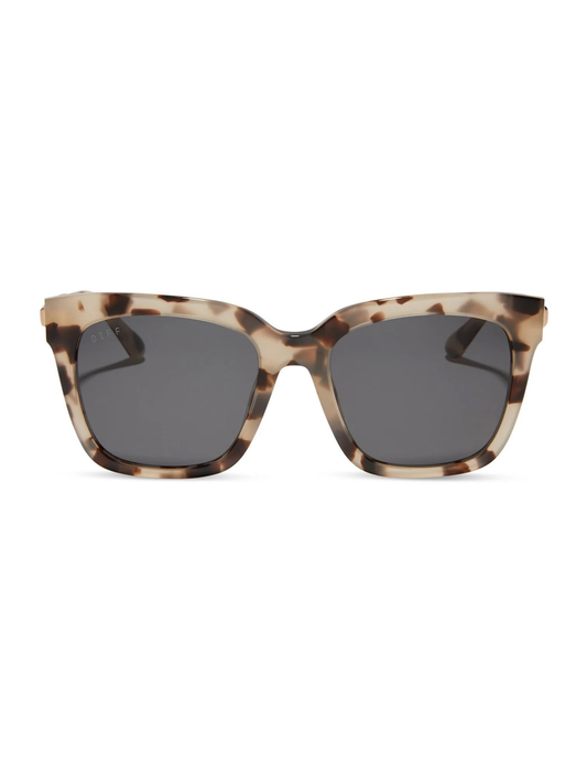 Bella- Cream Tortoise Grey Sunglasses