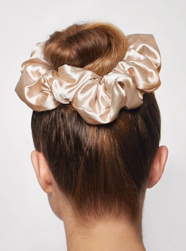 Kitsch- Holiday Cloud 9 Satin Pillow Scrunchie 1pc - Champagne - Tres Chic Boutique