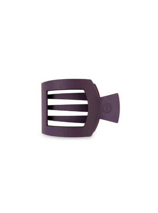 Burgundy Bliss Small Flat Square Hair Clip