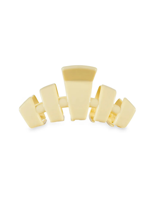 Classic Hair Clip - Butter Yellow - Medium - Tres Chic Boutique