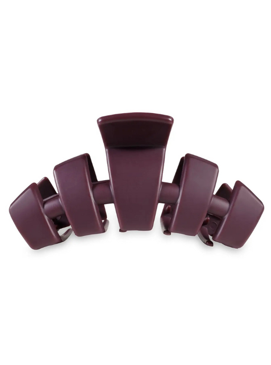 Classic Burgundy Bliss Large Claw Hair Clip - Tres Chic Boutique